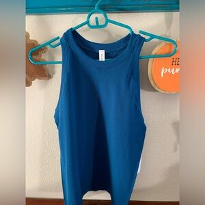 Renew seamless racer back tank-Athleta Deep lapis blue MEDIUM